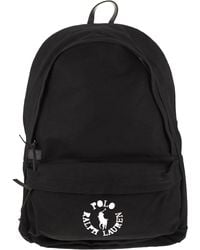 Polo Ralph Lauren - Canvas Backpack avec logo brodé - Lyst
