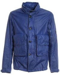 C.P. Company - C.p. Bedrijf C.p Company Waxed Linnen Jacket - Lyst