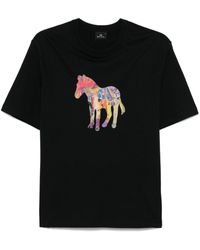 Paul Smith - Crewneck Printed T-Shirt - Lyst