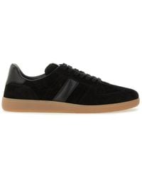 Tom Ford - Leather Sneaker With Logo - Lyst