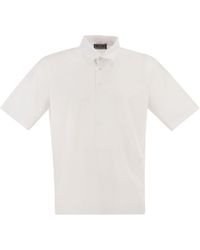 Herno - Technical Functional Fabric Polo Shirt - Lyst