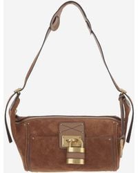 Chloé - Crossbody Bag Paddington Suede - Lyst