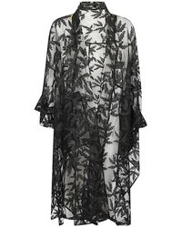 Moyuru - Embroidered Long Jacket - Lyst