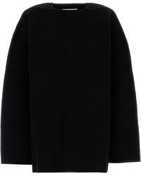 Jil Sander - Wool Blend Oversize Sweater - Lyst