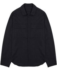 Nine:inthe:morning - Wool Overshirt Jacket - Lyst