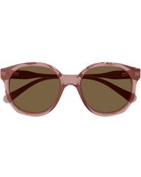 Chloé - Zonnebril Cc0019 S 002 Roze/bruin Kinderen - Lyst