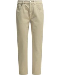 Brunello Cucinelli - "Straight Shiny Bartck" Straight Leg Jeans - Lyst