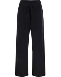 Majestic - Trousers With Drawstring Waist - Lyst