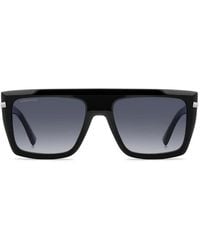 DSquared² - Sonnenbrille Icon 0177/S 807 Schwarz/Blau Farbverlauf Herren - Lyst