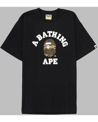 A Bathing Ape - T Shirt "Glitch Woodland" - Lyst