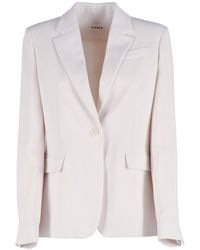 P.A.R.O.S.H. - Single Breasted Jacket Polyester - Lyst