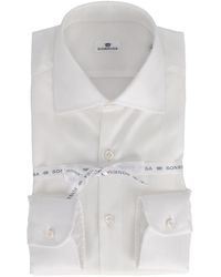 Sonrisa - Classic Cotton Dress Shirt With Pointed Collar - Lyst