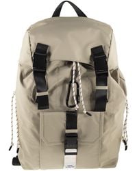 A.P.C. - Technical Nylon Backpack With Flap Closure - Lyst