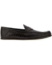 Tom Ford - Dark Leather Loafers - Lyst