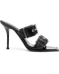 McQueen - Sandalias con hebilla de 100 mm - Lyst