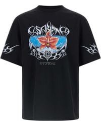 CASABLANCA - Graphic Print Cotton T-Shirt - Lyst