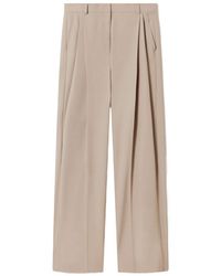 Stella McCartney - Pleated Wool Trousers - Lyst
