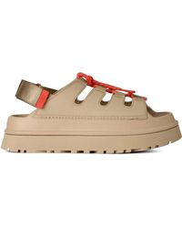 UGG - Flache Sandalen Mit Logo-Patch - Lyst