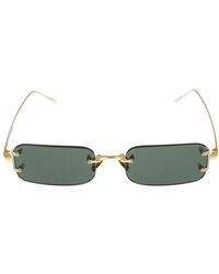 Linda Farrow - Occhiali Da Sole Lfl1131 Taylor C9 Gollo Giallo/Oro Chiaro/17/140 - Lyst