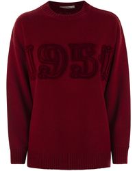 Max Mara - Fido Monogramm Pullover in Wolle und Kaschmir - Lyst