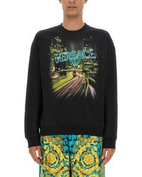 Versace - Sweatshirt With Logo - Lyst