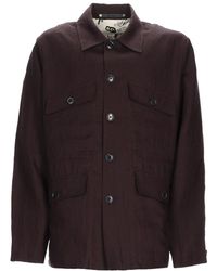 Paul Smith - Linen Utility Shirt Jacket - Lyst