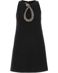 Valentino Garavani - Crepe Couture Mini Dress - Lyst