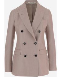 Tagliatore - Wool And Silk Blend Jacket - Lyst