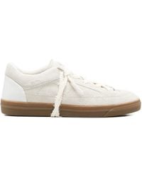 Santha - Love Cut Suede Cream - Lyst