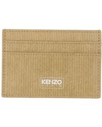 KENZO - Kartenetui Leder Beige - Lyst
