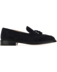 Tricker's - Suede Elton Loafers - Lyst