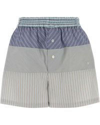 Moschino - Stripes Shorts - Lyst