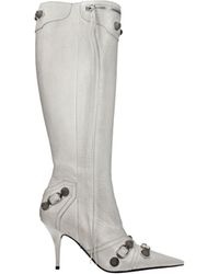 Balenciaga - Frauen 's Stiefel Ledergrau - Lyst