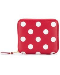 Comme des Garçons - Polka Dot Zipped Wallet - Lyst