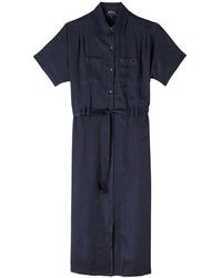 A.P.C. - Jurken Zwart - Lyst