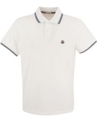 Moncler - Polo Shirt con logo - Lyst