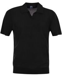 Fedeli - Giza Cotton Short-Sleeved Polo Shirt - Lyst