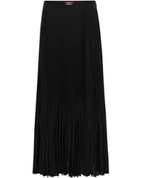 Max Mara - Timoteo Sablé Gonna Georgette Pieghettata - Lyst