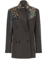 Dries Van Noten - 'Bafya' Blazer - Lyst