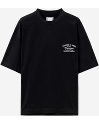 WOOYOUNGMI - Zwart Katoenen T-shirt - Lyst