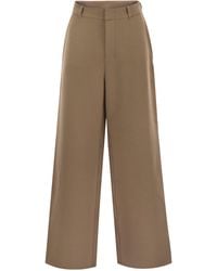 Max Mara - Merlot Jersey Trousers - Lyst