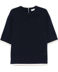 Lanvin - Two-Layer T-Shirt - Lyst