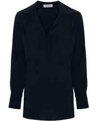 Alberto Biani - Georgette Blouse - Lyst