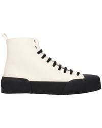 Jil Sander - Fabric High Top Sneakers - Lyst