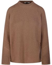 Max Mara - Ribbed Knit Sweater - Lyst