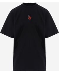 44 Label Group - Cotton T Shirt With Logo Print - Lyst