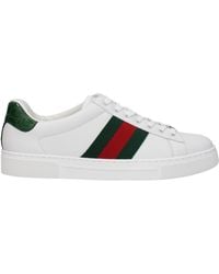 Gucci - Ace Leren Sneakers - Lyst