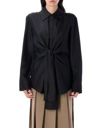 Rohe - Silk Knotted Shirt - Lyst