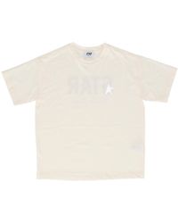 Golden Goose - Star Over T Shirt Light Cotton Jersey With Print - Lyst