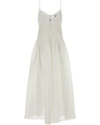 Tory Burch - Waisted Linen Dress - Lyst